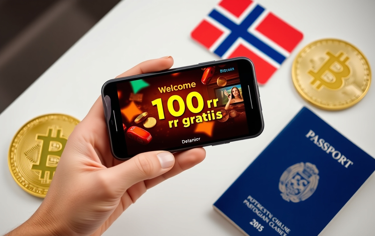 Skjermbilde av gratis casino bonus 100 kr på mobil