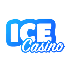 Ice Casino med isblå design og spilloversikt