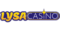 LysaCasino logo og kryptovaluta-symboler
